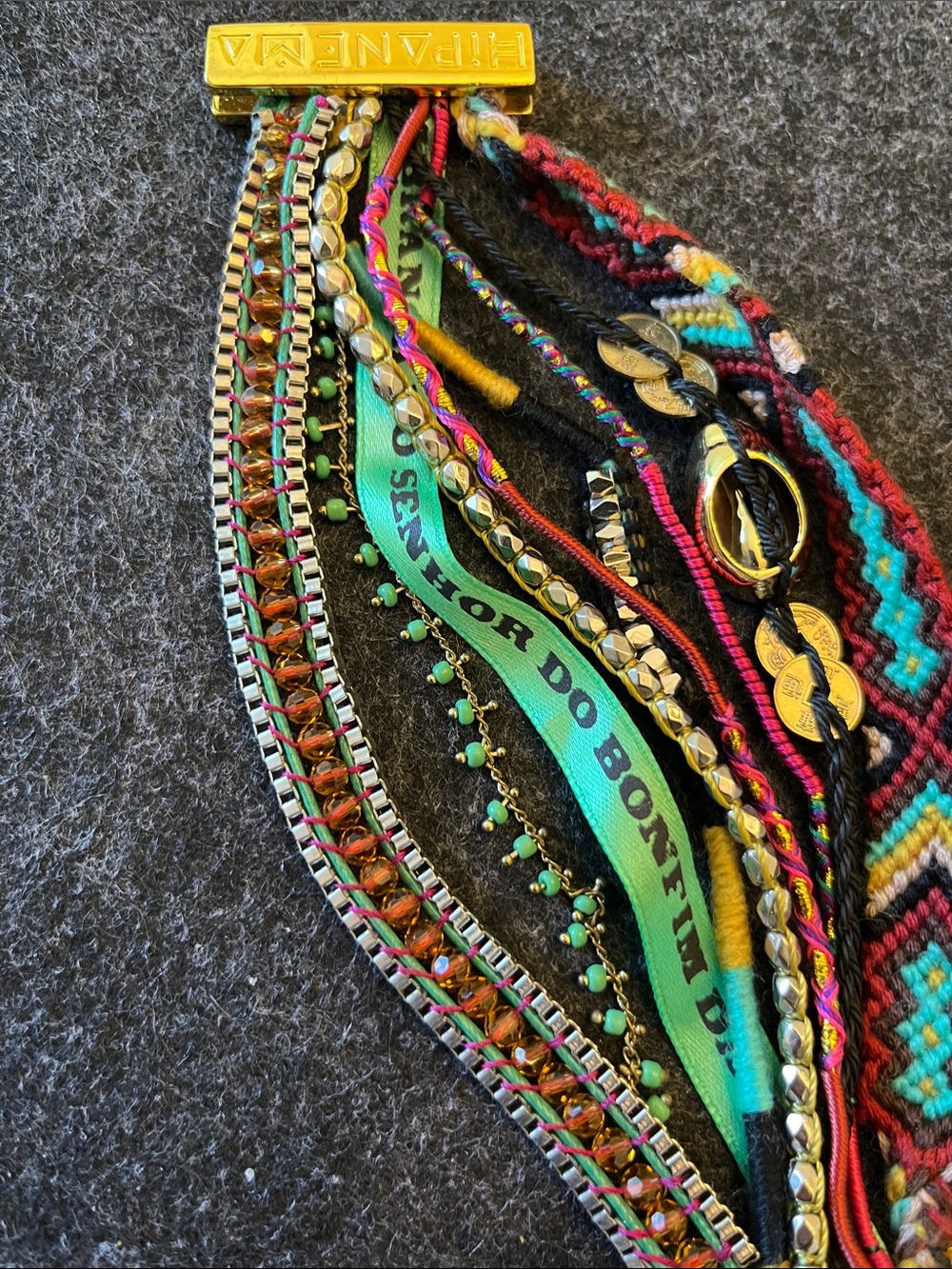 HIPANEMA MULTI COLOR MEDIUM BRACELET - Picture 2 of 5